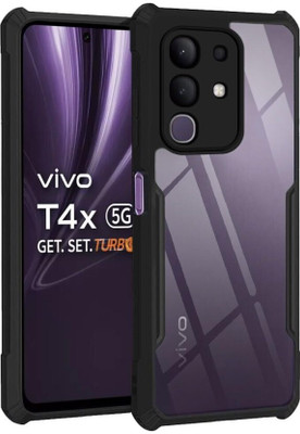SRT Back Cover for Vivo T4x 5G(Transparent, Pack of: 1)