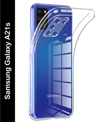 ADI Creations Back Cover for Samsung Galaxy A21s(Transparent, Camera Bump Protector, Silicon, Pack of: 1)