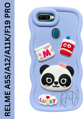 Hive Back Cover for Oppo A5S, Oppo A11K, Oppo A12, OPPO F9 Pro(Purple, Grip Case, Silicon, Pack of: 1)