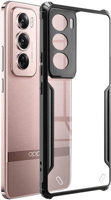 KWINE CASE Back Cover for Oppo Reno 12 Pro 5G(Black, Shock Proof, Pack of: 1)