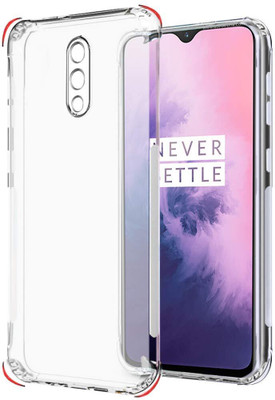 Hamz Back Cover for OnePlus 7(Transparent, Camera Bump Protector, Pack of: 1)