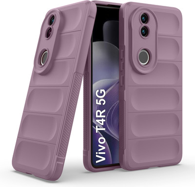 GLOBAL NOMAD Back Cover for Vivo T4R 5G(Purple, 3D Case, Silicon, Pack of: 1)