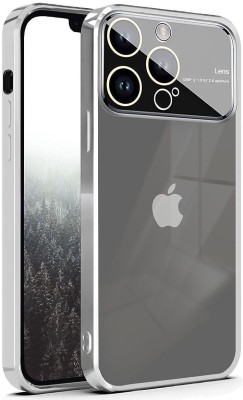 Dallao Back Cover for Apple iPhone 13 Pro Camera & Lens Guard Protection Soft Clear Case Ultra Thin(Silver, Shock Proof, Pack of: 1)