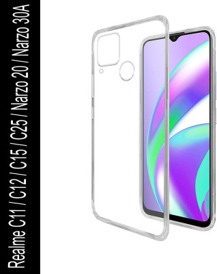 Flipkart SmartBuy Back Cover for Realme C15 Clear TPU Case(Transparent, Flexible, Silicon, Pack of: 1)