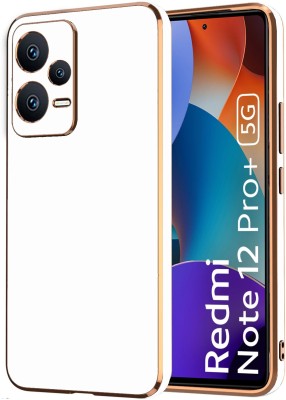 Micvir Back Cover for Redmi Note 12 Pro Plus 5G(White, Camera Bump Protector, Silicon, Pack of: 1)