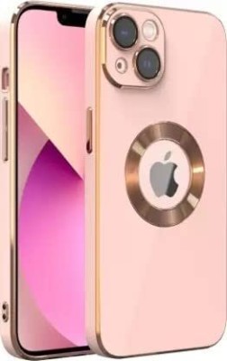 Dallao Back Cover for Apple iPhone 15 Luxurious Colored CD Chrome Designer Case(Pink, Shock Proof, Silicon, Pack of: 1)