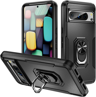 Kypo Back Cover for Google Pixel 8 Pro(Black, Dual Protection, Pack of: 1)