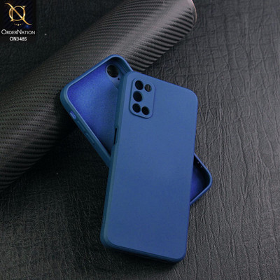 SHIVSHAKTI Back Cover for Oppo A52 / Oppo A72 / Oppo A92 | Silicone Soft & Flexible Back Case (Grip Case, Pack of: 1(Blue, Camera Bump Protector, Silicon)