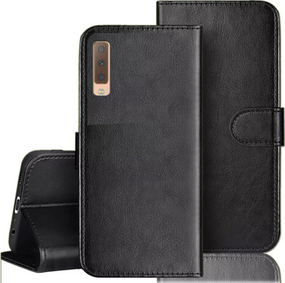 TINGTONG Back Cover for Samsung Galaxy A7 2018 Edition(Black, Dual Protection, Pack of: 1)