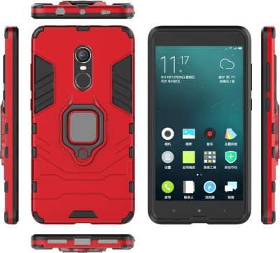 Rugraj Back Cover for Mi Redmi Note 4(Red, Shock Proof, Pack of: 1)