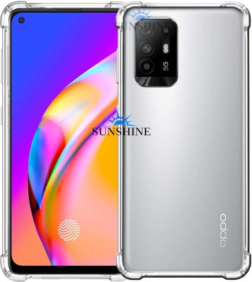 SUNSHINE Back Cover for Clear Case Compatible For OPPO-F19 PRO PLUS (5G) Flexible Yellowing-Resistant Transparent(Transparent, Dual Protection, Silicon, Pack of: 1)