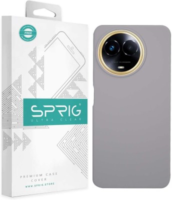 Sprig Liquid Silicone Back Cover for realme 11x 5G, realme 11x, 11X(Grey, Shock Proof, Silicon, Pack of: 1)