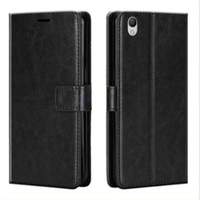TIRUPATI Flip Cover for Vivo Y51L 2016 Old Edition, Premium Segment Exclusive Back Cover(Black, Dual Protection, Pack of: 1)