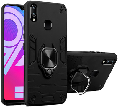 SMARTPOCKET Back Cover for Vivo Y93, Vivo Y95, Vivo Y91(Black, Rugged Armor, Pack of: 1)