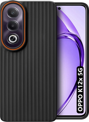 Flipkart SmartBuy Back Cover for Oppo K12x 5G(Black, Grip Case, Pack of: 1)