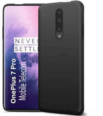 Outlier Back Cover for OnePlus 7 Pro(Black, Silicon)