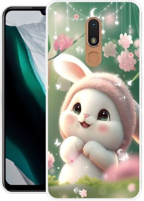 iprinto Back Cover for Nokia C3 Cute Rabbit Printed Back Cover(Multicolor, Dual Protection, Silicon, Pack of: 1)