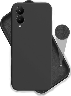INSTYLE Back Cover for Vivo Y28(Black, Grip Case, Pack of: 1)