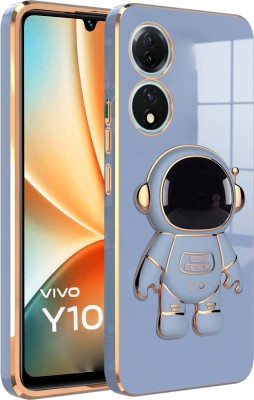 V-TAN Back Cover for Vivo Y100 5G, Vivo T2 5G(Blue, Gold, Shock Proof, Silicon, Pack of: 1)
