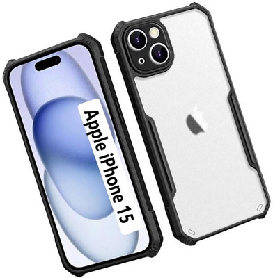 TRIESTER Bumper Case for Apple iphone 15(Black, Camera Bump Protector, Pack of: 1)