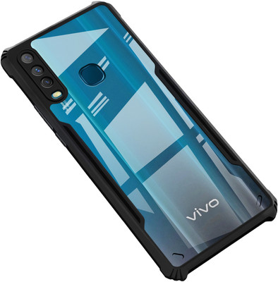 GLOBAL NOMAD Back Cover for Vivo Y17, Vivo Y12, Vivo Y15 /Vivo U10(Black, Shock Proof, Pack of: 1)
