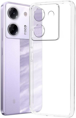 ShieldTech Back Cover for POCO M7 Pro 5G - 360° Protection Crystal Clear Soft TPU Case with Cushioned Edges(Transparent, Dual Protection, Pack of: 1)