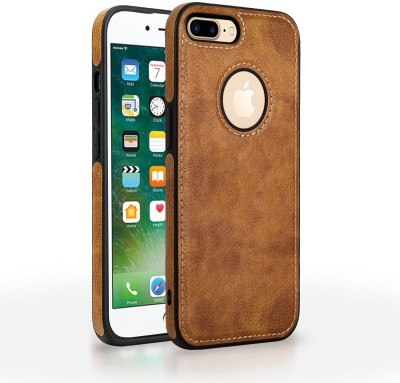 SUNSHINE Back Cover for Flexible Pu Leather Super Soft-Touch | Bumper Case for Apple iPhone 7 Plus(Brown, Camera Bump Protector, Pack of: 1)