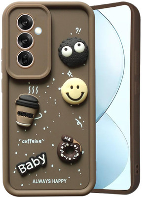 Micvir Back Cover for Samsung Galaxy F15 5G(Brown, Silicon, Pack of: 1)