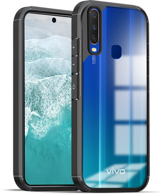 KARWAN Back Cover for Vivo Y12(Black, Shock Proof, Pack of: 1)