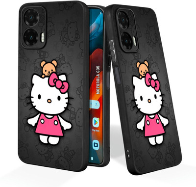 CLASSYPRINT Back Cover for Motorola Moto G35 5G(Black)