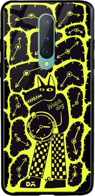 DailyObjects Back Cover for OnePlus 8(Yellow, Hard Case, Pack of: 1)