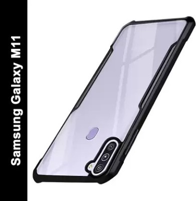 FLUXCASE Back Cover for SAMSUNG GALAXY M11(Black, Pack of: 1)