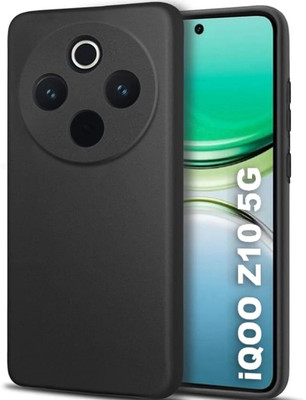 KGL KING Back Cover for iQOO Z10 5G(Black, Camera Bump Protector, Silicon, Pack of: 1)