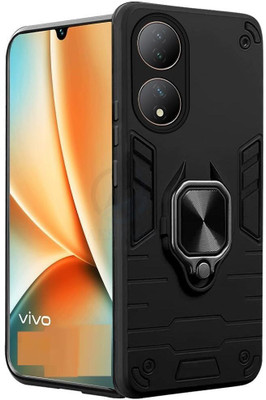 MVMS Back Cover for Vivo Y100, Vivo T2 5G(Black, Shock Proof, Pack of: 1)