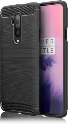 Elica Back Cover for OnePlus 7T Pro(Black, Shock Proof, Silicon, Pack of: 1)