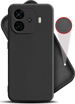 GLOBAL NOMAD Back Cover for IQOO Neo 10R 5G(Black, Flexible, Silicon, Pack of: 1)
