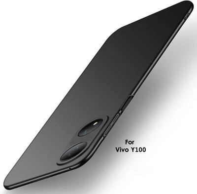 Micvir Back Cover for VIVO Y100 5G(Black, Hard Case, Pack of: 1)