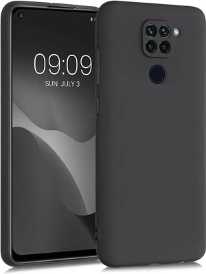 SRT Back Cover for Mi Redmi Note 9 back cover(Black, Matte Finish, Pack of: 1)