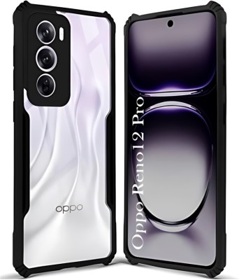 Sarju Back Cover for Oppo Reno 12 Pro 5G(Black, Hard Case, Pack of: 1)