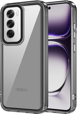 GLOBAL NOMAD Back Cover for OPPO Reno 12 5G(Black, Grip Case, Pack of: 1)