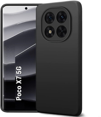 Phone Case Cover Front & Back Case for Poco X7 5G(Black, Shock Proof)