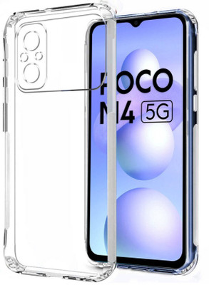 SRT Back Cover for Poco M4 5G(Transparent, Pack of: 1)