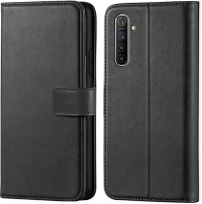 TINGTONG Flip Cover for Realme X2(Black, Dual Protection, Pack of: 1)