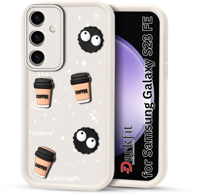 DARKFIT Back Cover for Samsung Galaxy S23 FE 5G(White, 3D Case, Pack of: 1)