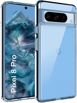 RichCell Back Cover for Google Pixel 8 Pro(Transparent, Shock Proof, Silicon, Pack of: 1)