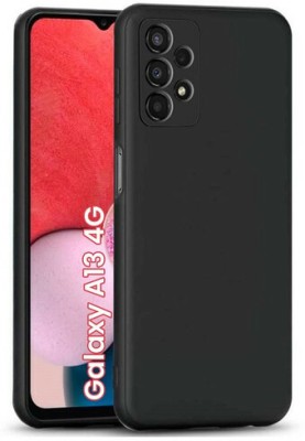 AKSP Back Cover for Samsung Galaxy A13 4G Plain Black(Black, Grip Case, Pack of: 1)