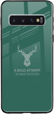Hocopoco Back Cover for Samsung Galaxy S10 Plus(Green, Grip Case, Pack of: 1)