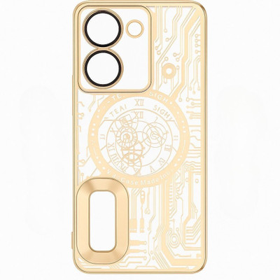 PHONECOVERHUB Back Cover for VIVO Y36/Y78/Y27 5G(Gold)