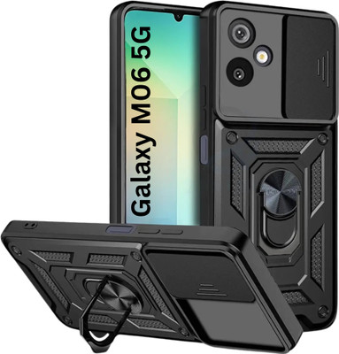 Fablue Back Cover for SAMSUNG Galaxy M06 5G(Black, Rugged Armor, Pack of: 1)