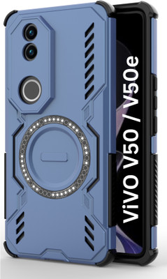 KWINE CASE Back Cover for Vivo V50e 5G(Blue, Rugged Armor, Pack of: 1)